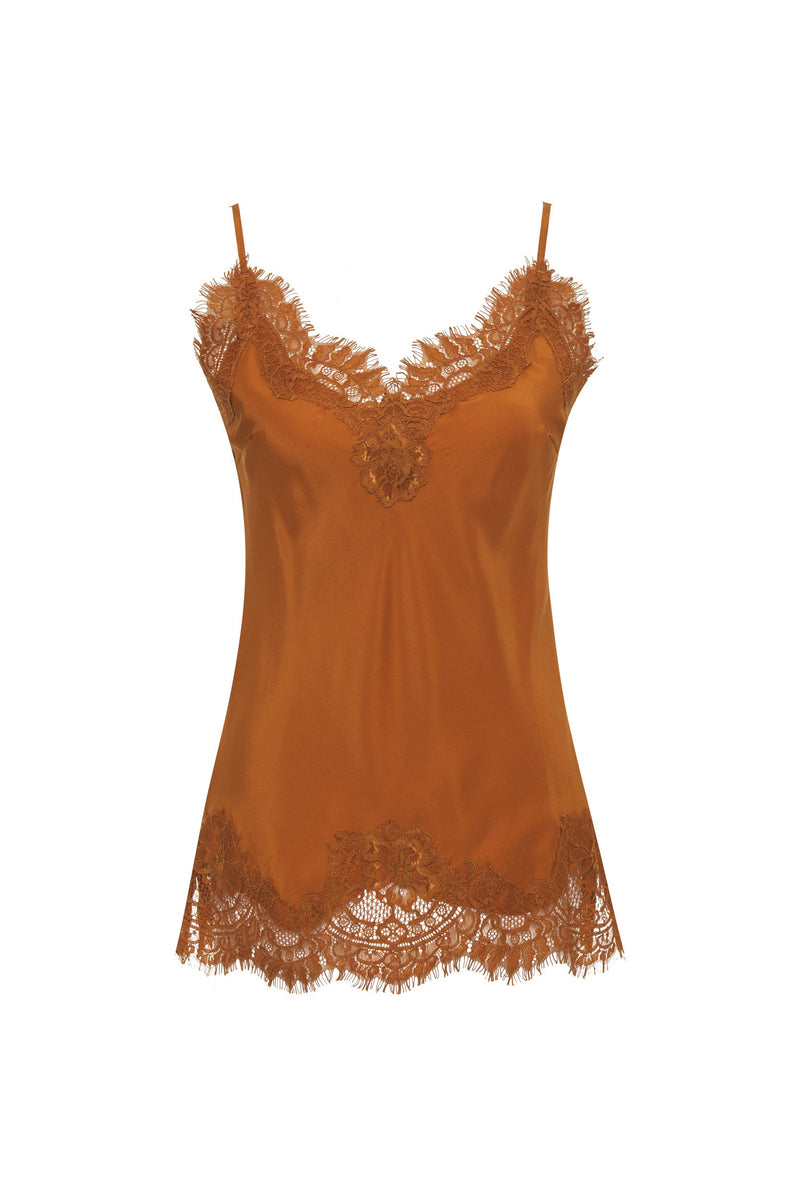 Coco Lace Silk Cami Honey – Gold Hawk Clothing