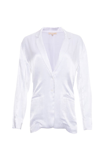 The Hayley Blazer in bright white.