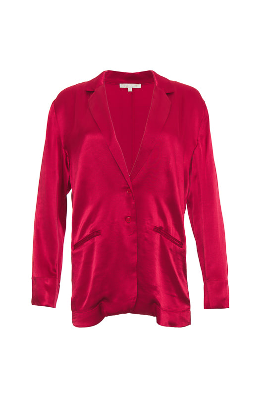 The Hayley Blazer in fiery red.