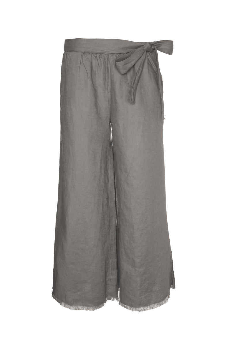 Wide Leg Linen Belted Pants – Gold Hawk Clothing